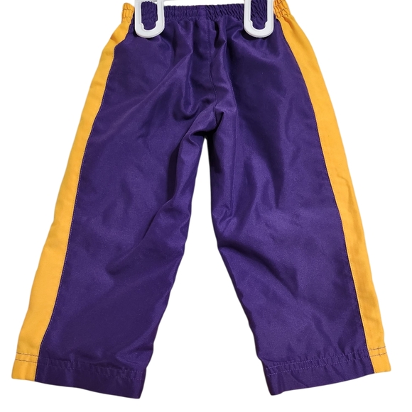 Nike LSU Windbreaker Jacket And Pants Purple & Yellow Kids 2T - Picture 5 of 12